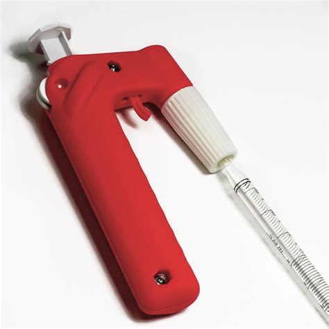 Fast Release Pipette Pump Pipettor, Up to 25ml, Red, Karter 